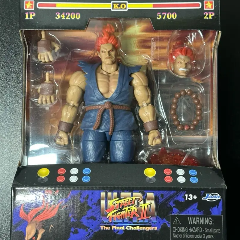 Akuma Street Fighter 2 Jada Toys Action Figure Brand New Sealed