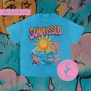 "SUNKISSED" Vintage Wash Graphic Tee