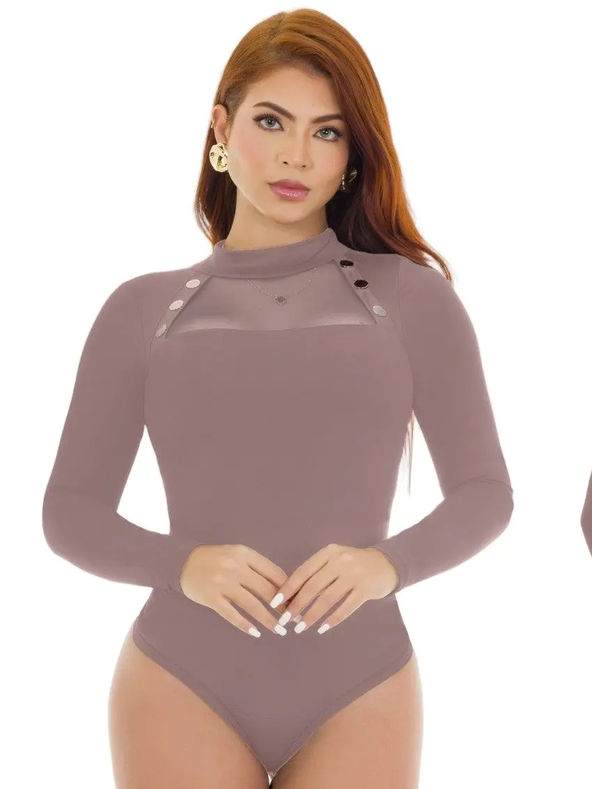 Top Bodysuits Tummy control medium compression Body's con faja de mediana compresion 4957 Shapewear Womenswear