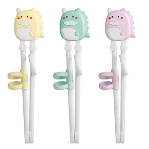Dinosaur Kid Chopsticks, Fun Learning Tool for Toddlers & Kids, Easy-To-Hold Design, Perfect for Beginner Practitioners, Durable Utensils Tableware
