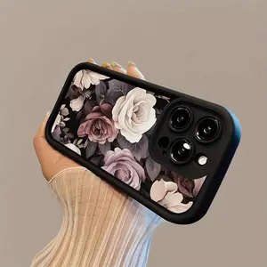 A Beautiful Floral Design Phone Case Suitable For IPhone 16 15 14 13 12 And 11 Pro Max.