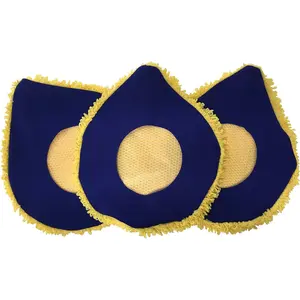 Microfiber Mop Refill Pack: 5 Minute CleanWalls 3-pak Yellow  Washable Wall Washer, Ceiling Cleaner and Baseboard Duster - Dry Dust / Wet Wash Pads