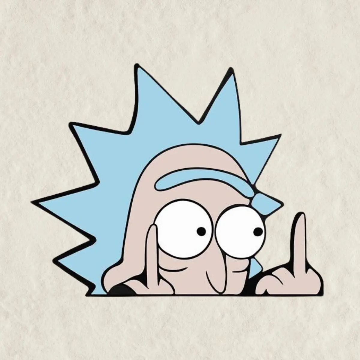 Anime Sanchez F*** Sticker, Funny Vinyl Sticker for Laptops, Cars, and Water Bottles Car Decal Beer