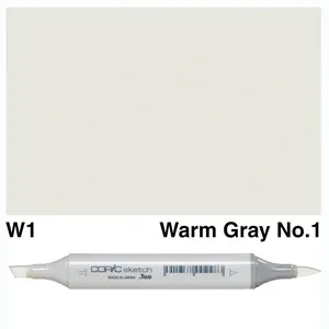 Copic - Sketch Marker - Warm Gray No. 1 - W1
