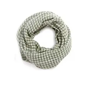 Cotton Blend Loose Knit Infinity Winter Scarf