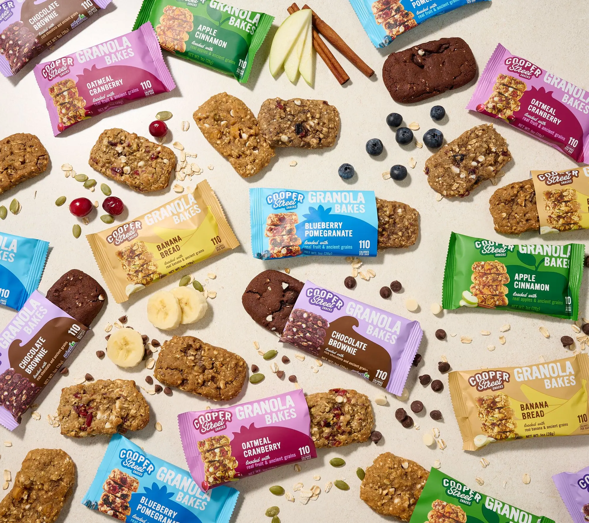 Cooper Street (30) 1oz. Individually Wrapped Granola Bake Bars