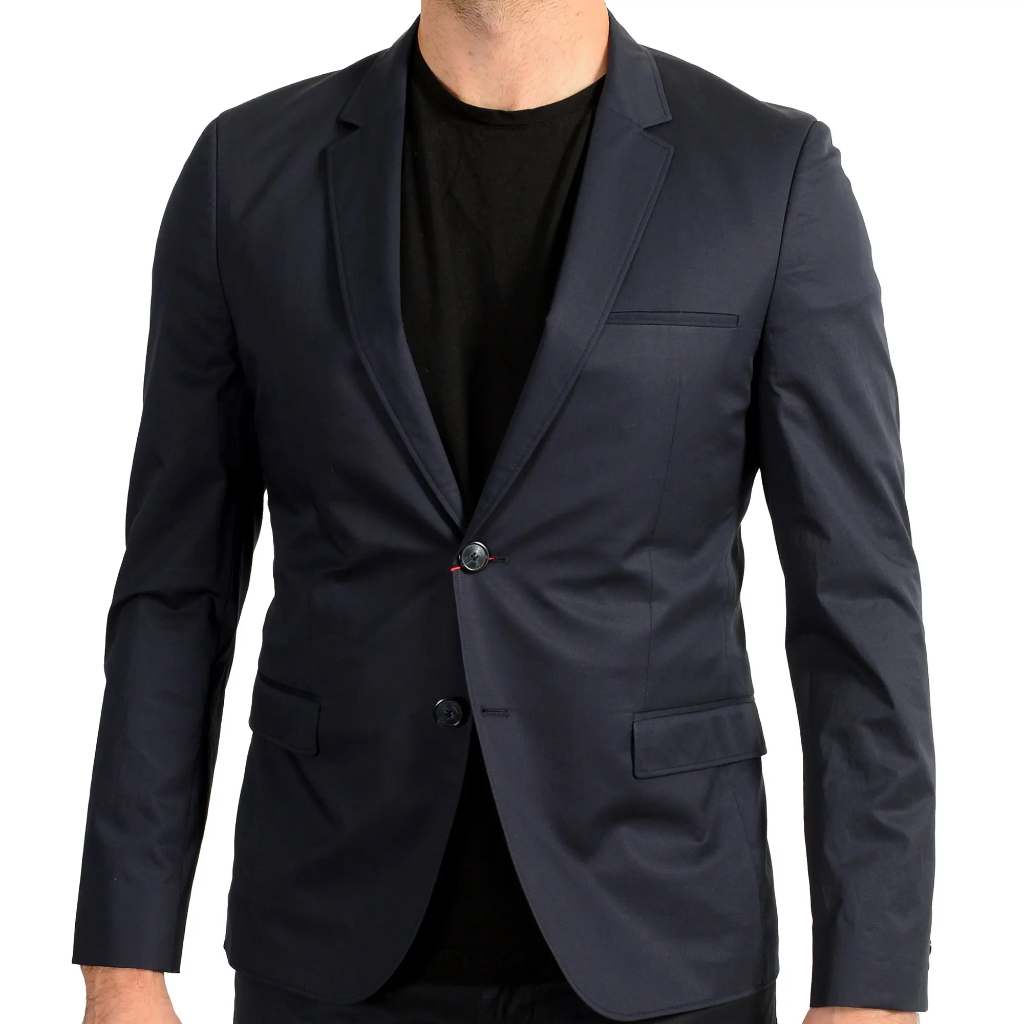 Hugo Boss Men's Extra Slim Fit Blue Two Button Blazer US 40S IT 50S
