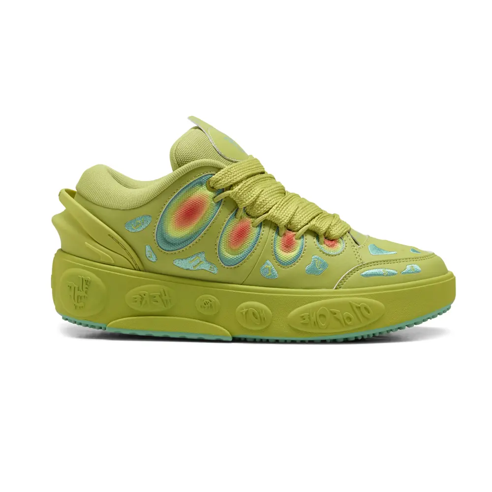 PUMA Mens La Francé Heatmap Lace Up Sneakers Shoes Casual - Green