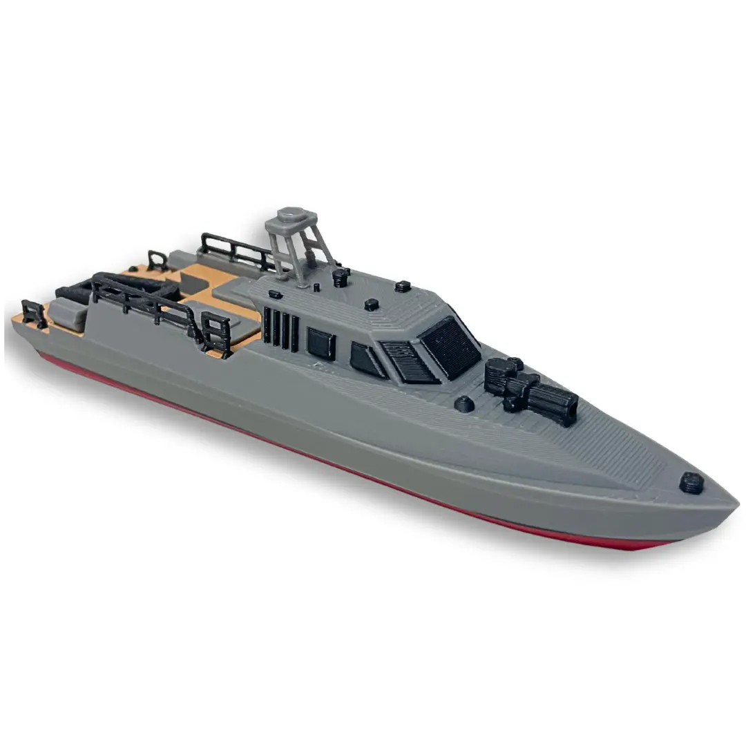 6-Inch Light Armed Assault Speedboat Coastal Strike Special Operations Elite Littoral Series High-Detail Craftsmanship Tactical Display Scale