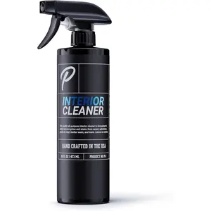 Professional  Interior Cleaner for Fabric & Leather Seats, Dashboard, Headliner & Carpet - Deep Stain Remover  Spray for Auto  -  Seat Compatible