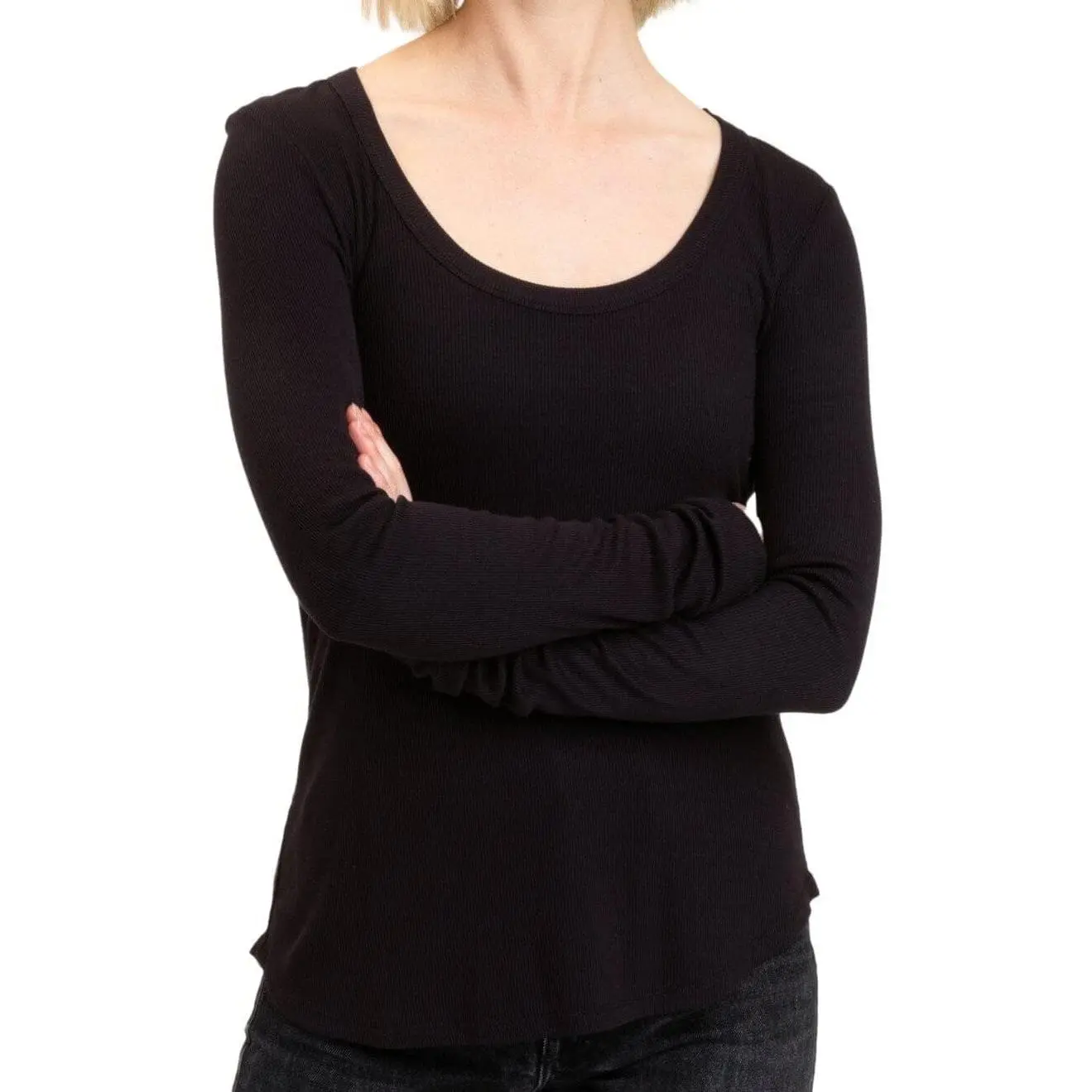 Tessa Feather Rib Long Sleeve
