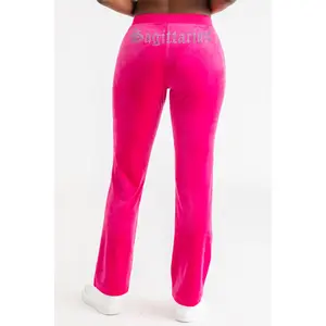 Juicy Couture Sagittarius Customizable Big Bling Velour Track Pants