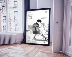 Blue Lock Poster, Rin vs Isagi Manga Panel Art Print, Soccer Anime Wall Decor, Japanese Aesthetic, Gift For Fans