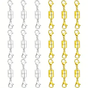 Double Magnetic Necklace Clasps, Converters and Closures for Jewelry Bracelet Extenders