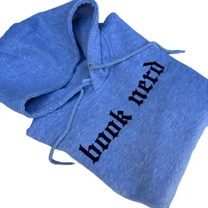 Hoodie - Book Nerd Embroidered Dark Romance Hooded Sweatshirt