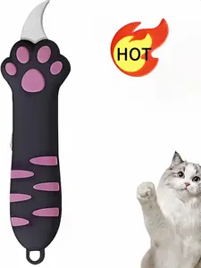 Cute retractable cat paw shaped box opener – a multi-functional and practical tool that easily opens cartons, boxes, packages, and seals.