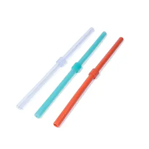 Silipint Silicone 3-Pack Stopper Straws (16, 22 and 32 oz Cups)