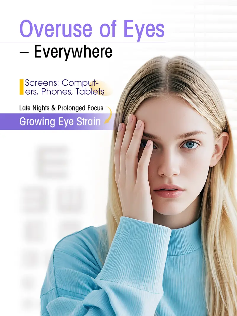 Product Introduction of Tyillo Blueberry Lutein Ester Complex Tablets,Support eye health,Nutrition & Wellness-with Lutein ester 10.1mg, zeaxanthin 2mg-Take care of your eye health,Moisturize the eyes,Suitable for daily dietary vitamin supplementation-60 Tablets. 3