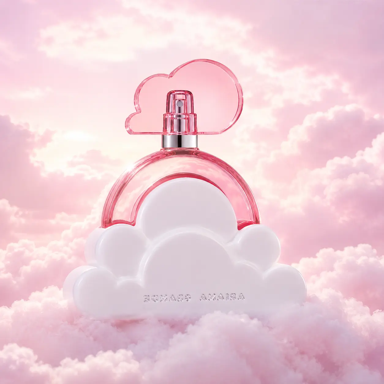 Ariana Grande Cloud Pink Perfume for Women, Eau de Parfum Spray 3.4 Fl Oz / 100ml, Fruity Gourmand Musk Women's Fragrance with Pink Pineapple, Dragon Fruit, Vanilla Orchid, Coconut Water, Amber Woods and Praline