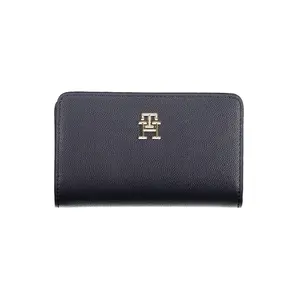 Tommy Hilfiger Blue Polyurethane Wallet