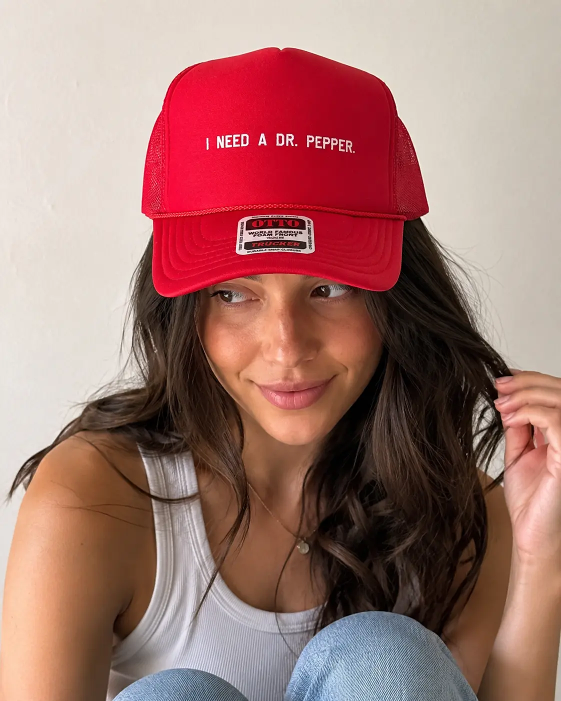 Dr. Pepper Minimal Trucker Hat