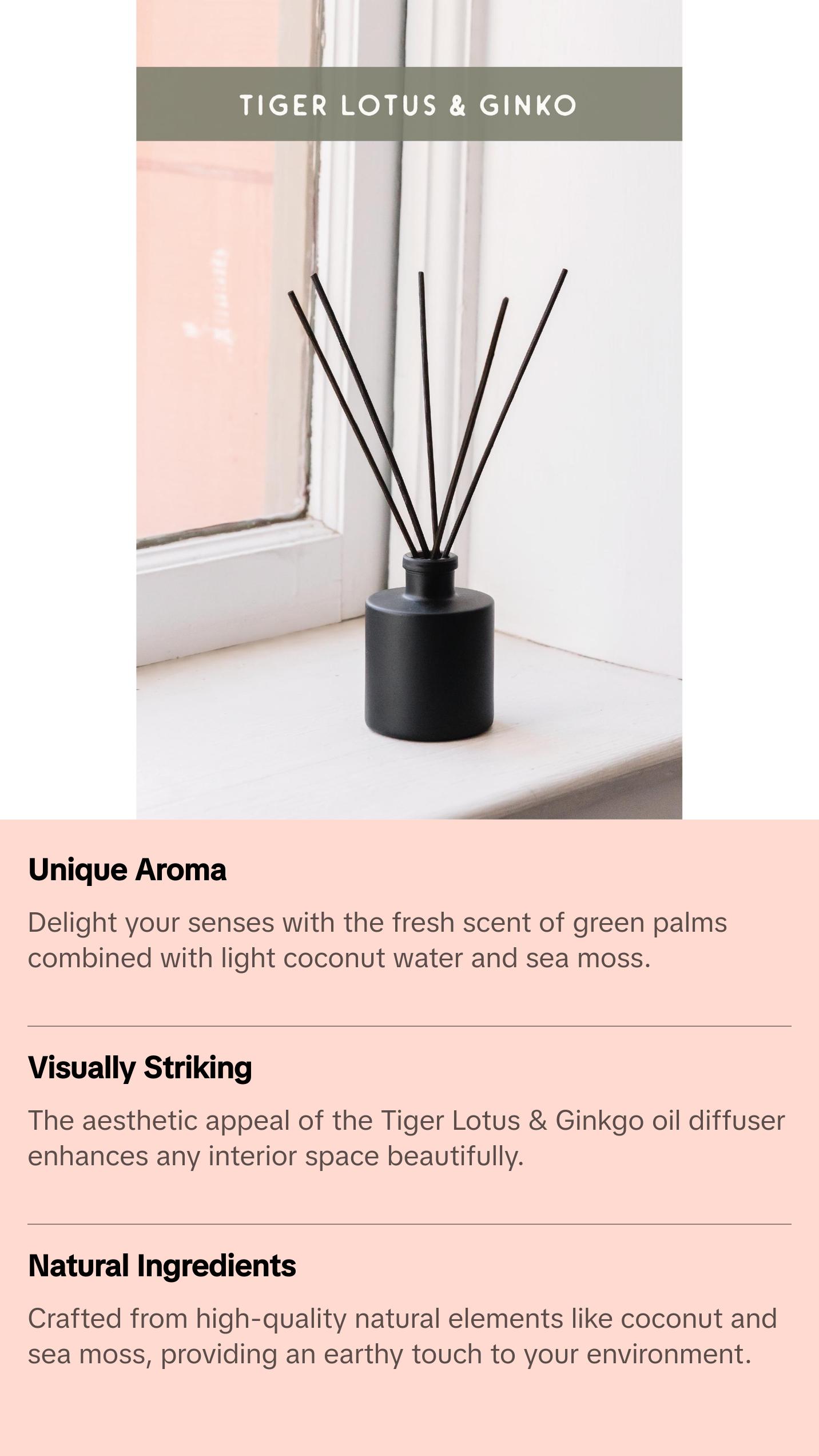 Tiger Lotus & Ginkgo Oil Diffuser