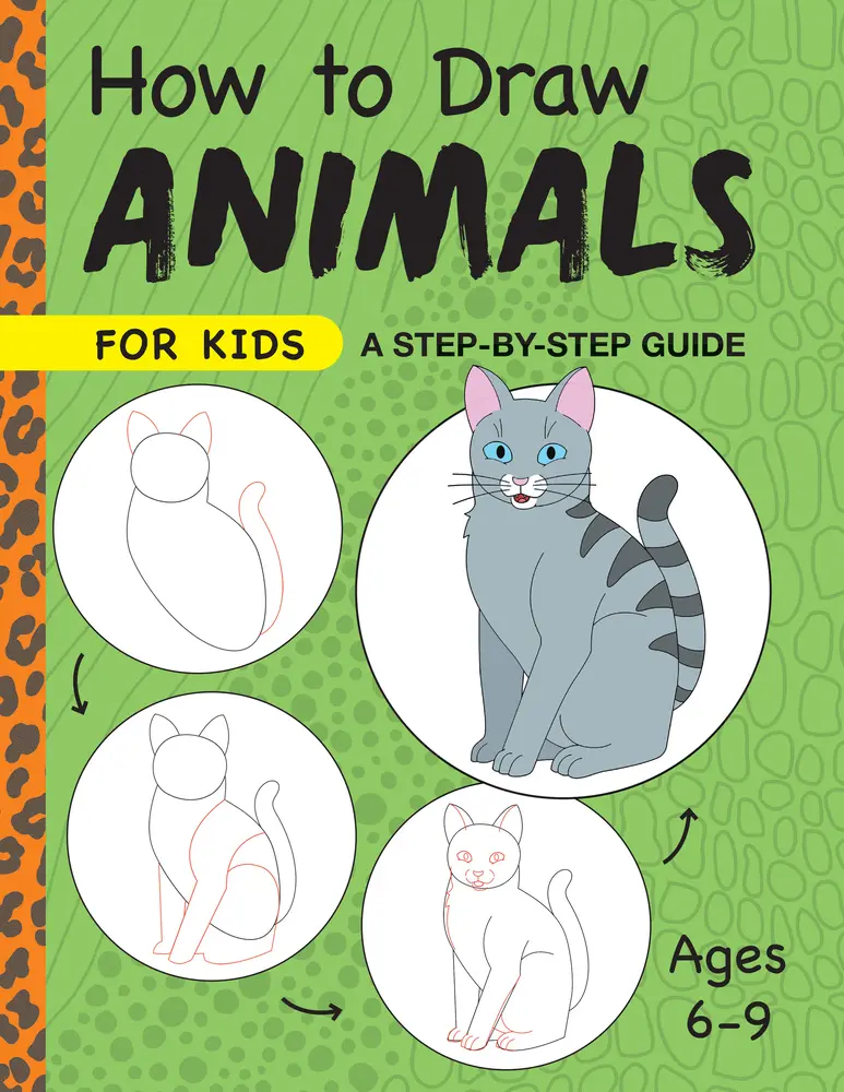 USED-How to Draw Animals for Kids: A Step by Step Guide by Rockridge Press (Paperback)