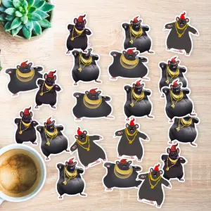 Stickers Pack 20 Pcs Biggie Bike Car Cheese Colorful Waterproof Aesthetic Mr. Laptop Boombastic Vinyl Luggage Skateboard Bumper Bottle Guitar Water