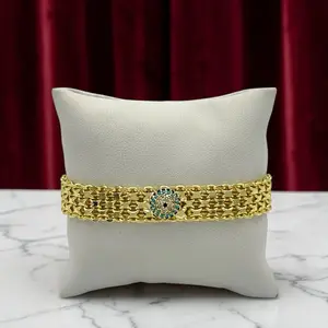 B7 Eye Bracelet - Gold Plated 14k