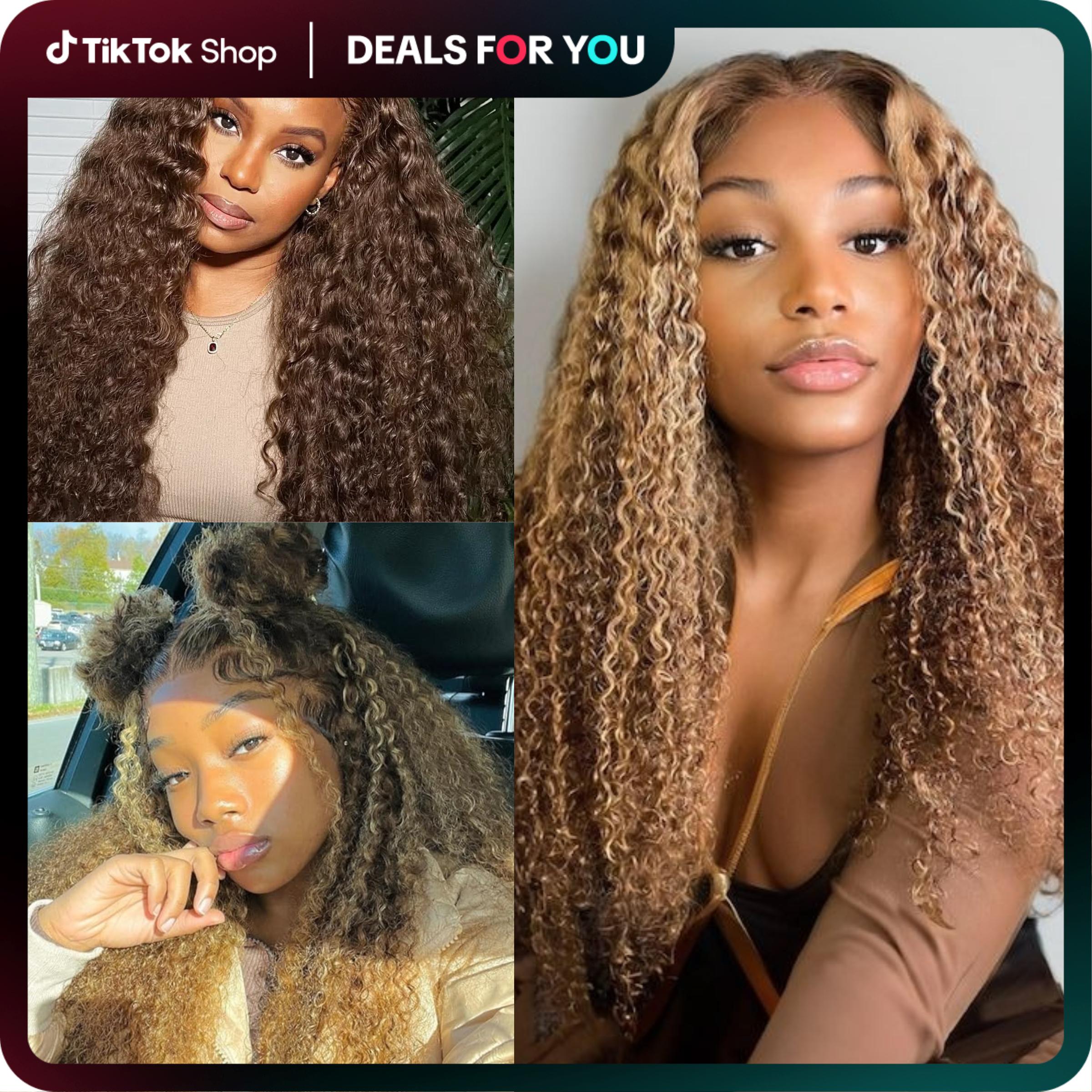 FABA 9x6 HD Glueless Wigs P4-27 Color water wave Lace Front Wig Human Hair , Soft Silk pre-everything and parting max curly wigs dealsforyoudays