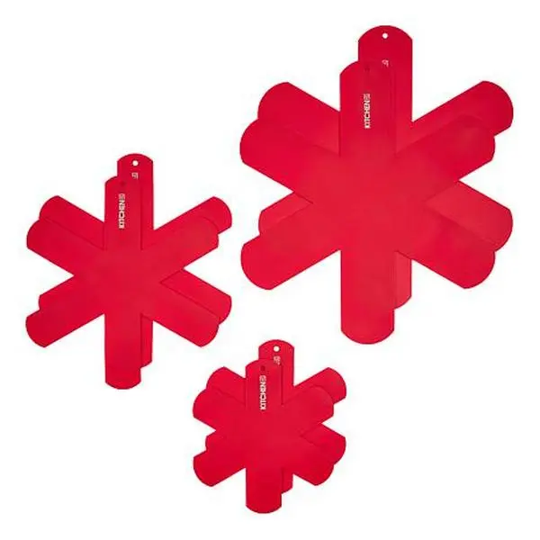 KitchenHQ 6-piece Silicone Pan Protectors and Trivets Set