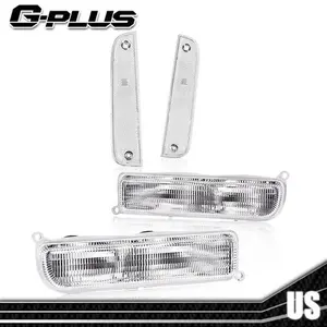 Fit For 1997-2001 Cherokee Front Signal/Parking Lights +Side Corner Lights G-PLUS