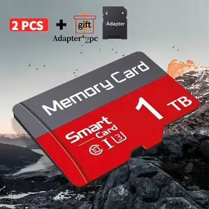 2-Pack × 1TBMicro SD card (TF memory card) - including SD adapter. Expand storage for your tablet, camera, mobile phone, laptop, PC, car audio and game console. Provide secure file storage surveillance system altitude hold sd adapter
