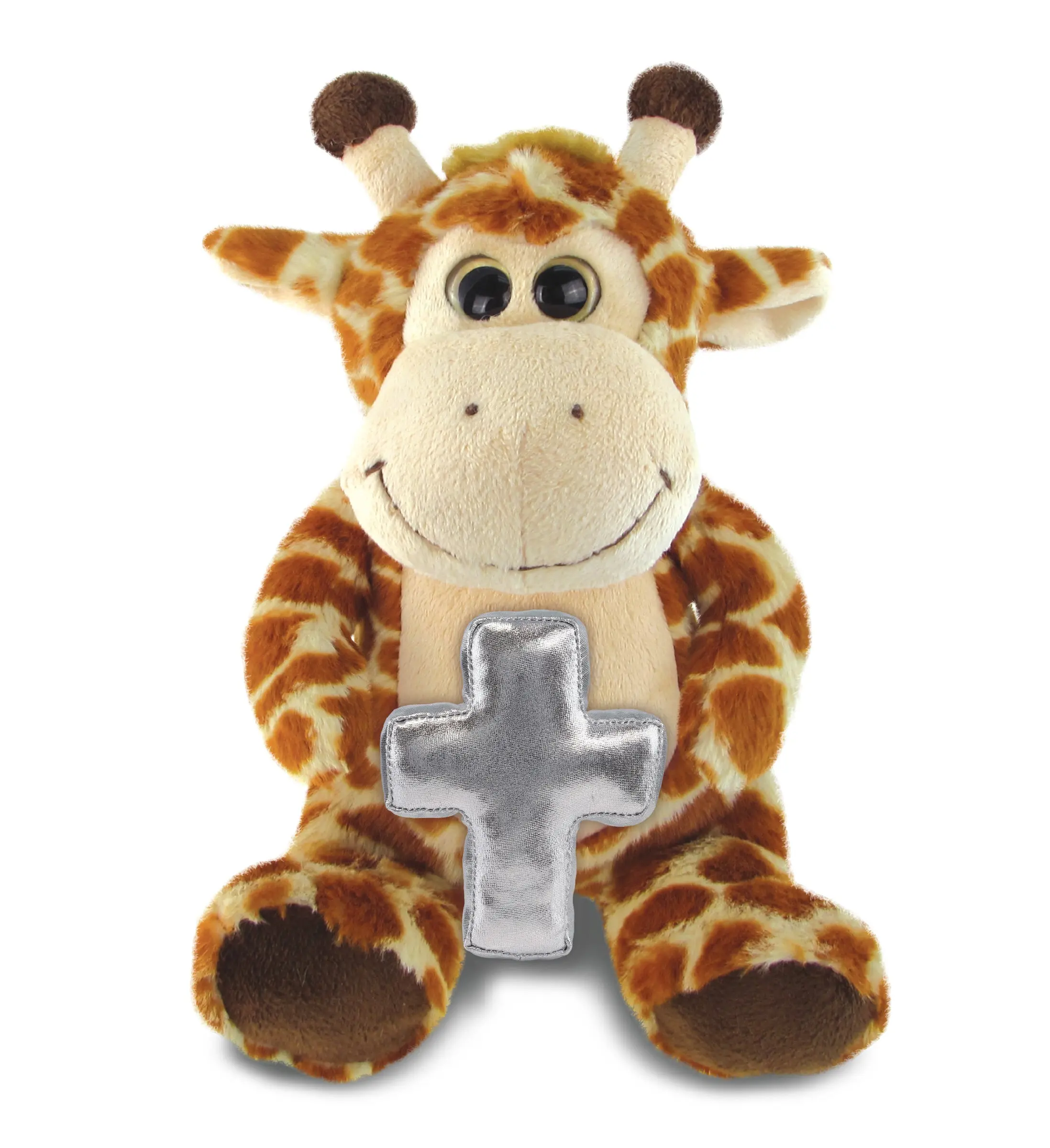 DOLLIBU Cross-Sitting Giraffe Plush Toy - Fluffy, Super-Soft Polyester Giraffe-Shaped Stuffed Toy for Kids, Fluffy Stuffed Toys, Giraffe-Shaped Stuffed Toys