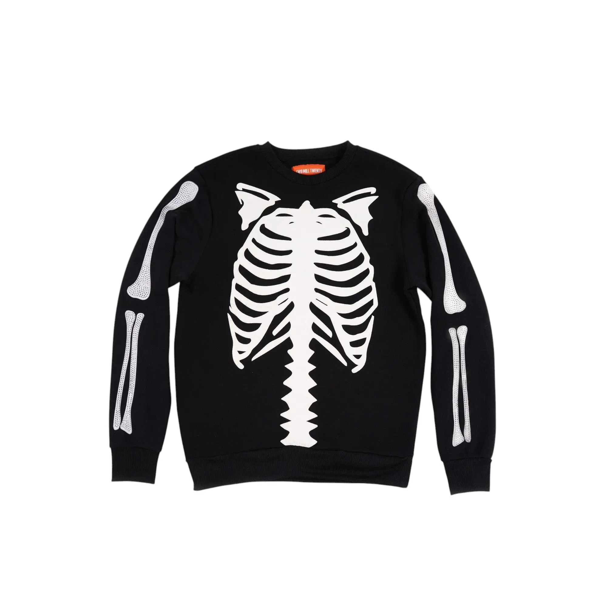 Men's Bones Fleece Crewneck | Black