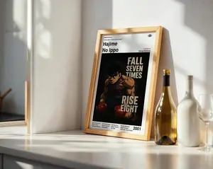 [SALE UP TO 50% + FREE SHIP] Hajime No Ippo Anime Poster Minimalist Manga Art Print