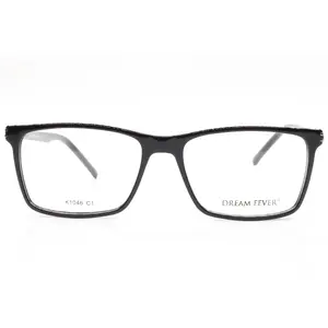 Dream Fever K1046 C1 Black Acetate Designer Italy Eyeglasses -Ma