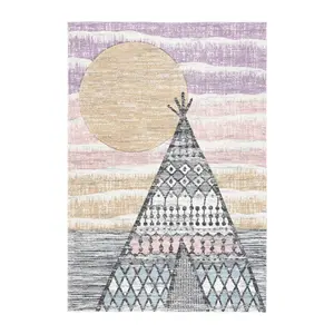 Carousel Kids 117 Collection 4' X 6' Rug