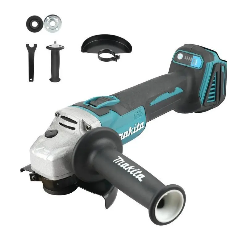 Makita Electric Goddess DGA404 125MM Cordless Electric Angle Grinder Brushless Variable Speed Cutting Machine Compatible