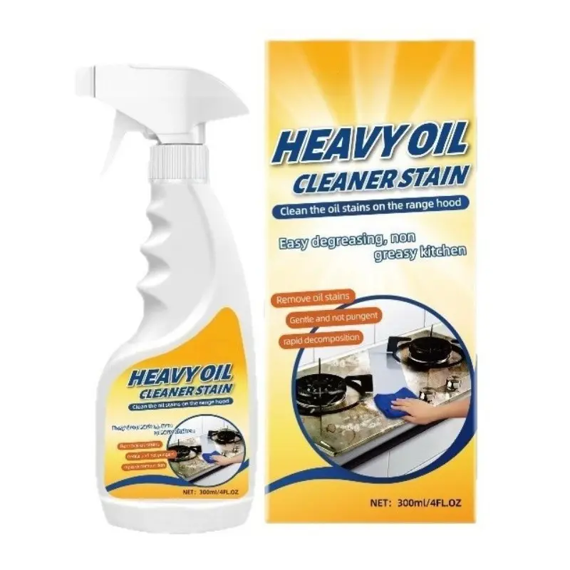 Kitchen Heavy Oil Stain Cleaner, Smoke Oil Stain Cleaning Gentle Not Hurt Hands, Multi-Purpose Oil Stain Remover, Cross-Border Supply, Kitchen Spray Cleaner