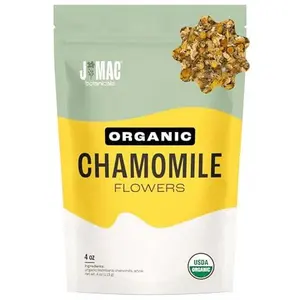 J Mac Botanicals, Organic Chamomile Flowers, Whole Dried Chamomile flower, Loose Leaf tea