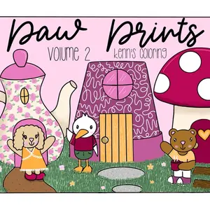 Paw Prints Volume 2 Coloring Book