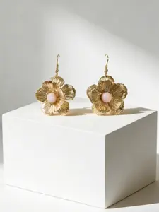 Elegant Floral Earrings for Women, Textured Petal Design, Perfect for Commuting Dates Weddings, Romantic Gift Idea