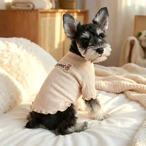 Sweetheart Bear Knit Sweater-, Adorable Clothes for Pets Dogs & Cats, Teddy Pomeranian Bichon Frise Small Dog Wear, Clothing