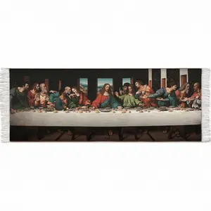"THE LAST SUPPER" - REVERSIBLE PASHMINA