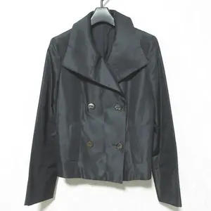 Pre-owned BURBERRY Silk Small Leather Goods London Jacket