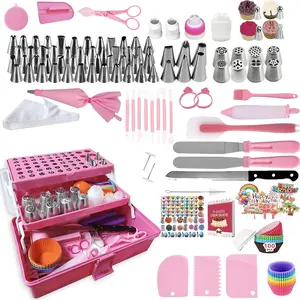 359PCs Cake Decorating Baking Supplies Kit, Baking Set with 66 Piping Tips, Icing Bags and Tips Set for Beginners,Baking Tools,Cupcake Decorating Kit
