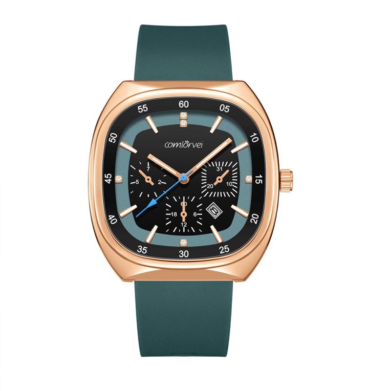 Elegant and high-quality quartz watch suitable for both men and women, with a multifunctional luminous dial, calendar, second hand, waterproof function, suitable for various occasions, super fast logistics, perfect Christmas gift