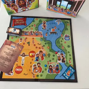 Walking With Jesus Board Game. Walk along Jesus's footsteps and learn about Jesus's life.