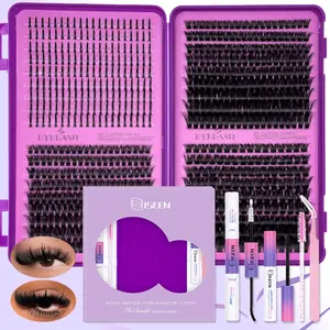 Spiky Slay Manga Lash Clusters With Spikes Pre-Spikes Wispy Cluster Eyelash Extensions Fluffy Anime Eyelashes Clusters Reusable Faux Mink Fairy Individual Lash Extension D Curve   - Cosmetic, Makeup